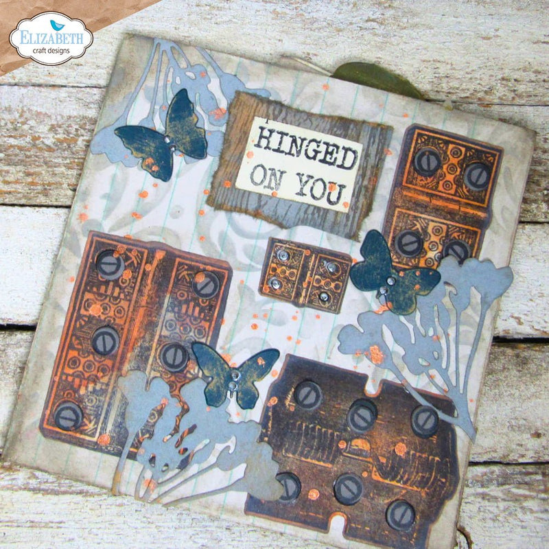 Hinged Stamp and Die Set by Elizabeth Craft Designs - Craftywaftyshop