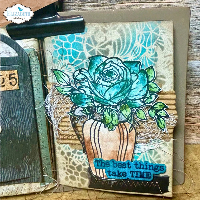 In Full Bloom Stamp Set by Elizabeth Craft Designs - Craftywaftyshop