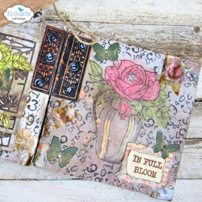 In Full Bloom Stamp Set by Elizabeth Craft Designs - Craftywaftyshop
