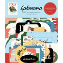 Italy 33 Piece Die - Cut Ephemera by Carta Bella - Craftywaftyshop