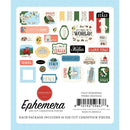 Italy 33 Piece Die - Cut Ephemera by Carta Bella - Craftywaftyshop