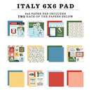 Italy 6" x 6" Paper Pad Cardstock by Carta Bella - Craftywaftyshop