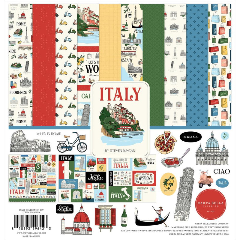 Italy Collection Kit by Carta Bella - Craftywaftyshop