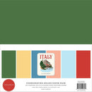 Italy Solids Paper Pack Collection Kit 12"X12" by Carta Bella - Craftywaftyshop