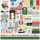 Italy Stickers 12"x12" Sheet by Carta Bella - Craftywaftyshop