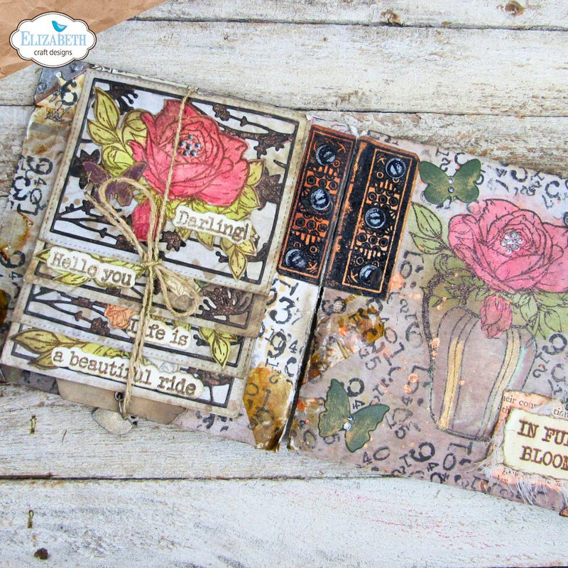 Journal Phrases 4 Stamp and Die Set by Elizabeth Craft Designs - Craftywaftyshop