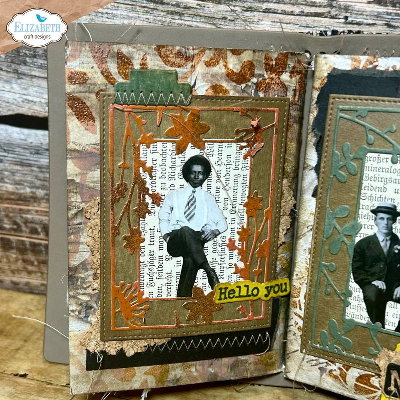 Journal Sleeves Fillers 2 Die Set by Elizabeth Craft Designs - Craftywaftyshop