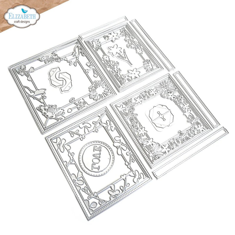 Journal Sleeves Fillers 2 Die Set by Elizabeth Craft Designs - Craftywaftyshop