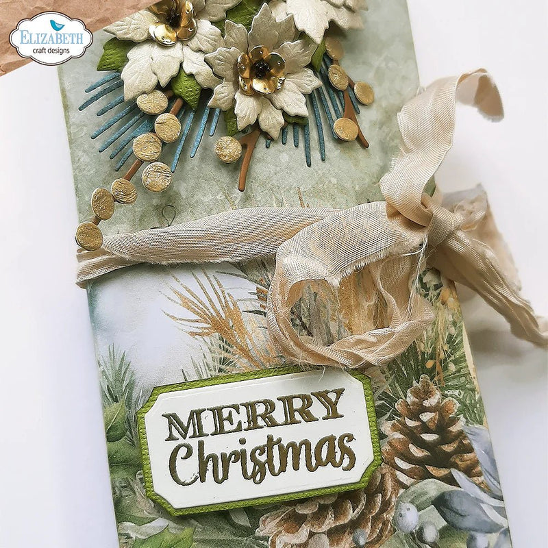 Joyous Christmas Stamp Set by Elizabeth Craft Designs - Craftywaftyshop