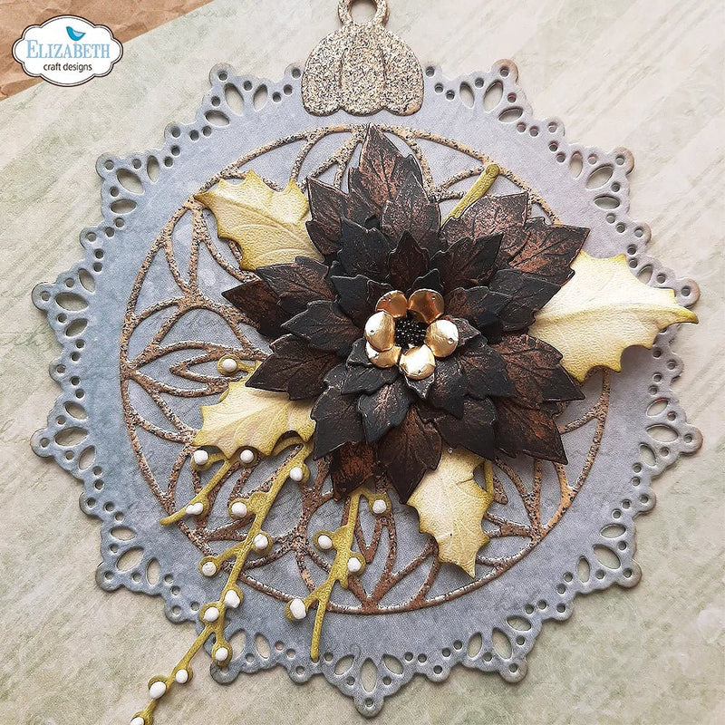 Joyous Ornament - Round Die Set by Elizabeth Craft Designs - Craftywaftyshop