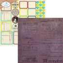 La Dolce Vita 12 x 12 Printed Card by Elizabeth Craft Designs - Craftywaftyshop