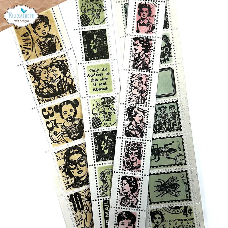 La Dolce Vita Postage Stamps 1 Planner Essentials by Elizabeth Craft Designs - Craftywaftyshop