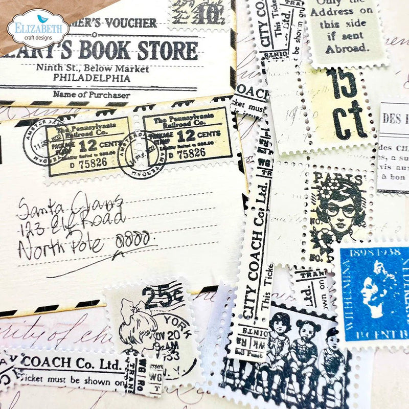 La Dolce Vita The Bookstore Stamp and Die Set Planner Essentials by Elizabeth Craft Designs - Craftywaftyshop