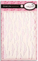 Lavender Lane Cloudy Skies A5 Stencil by Dawn Bibby at Oakwood Archer - Craftywaftyshop