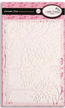 Lavender Lane Woodland Scene A5 Stencil by Dawn Bibby at Oakwood Archer - Craftywaftyshop