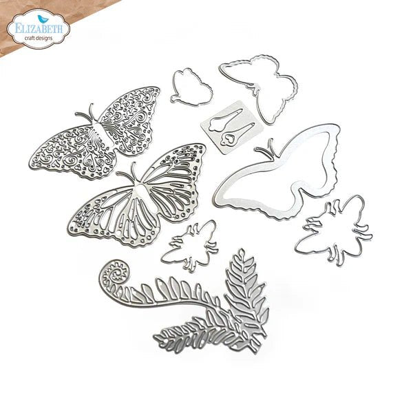 Layered Butterfly Die Set by Elizabeth Craft Designs - Craftywaftyshop