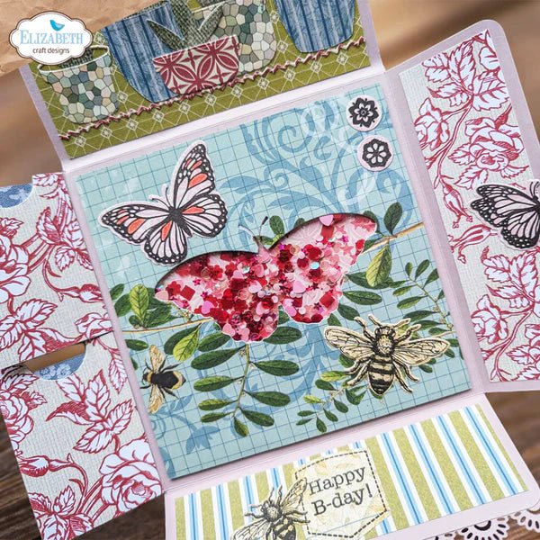 Layered Butterfly Die Set by Elizabeth Craft Designs - Craftywaftyshop