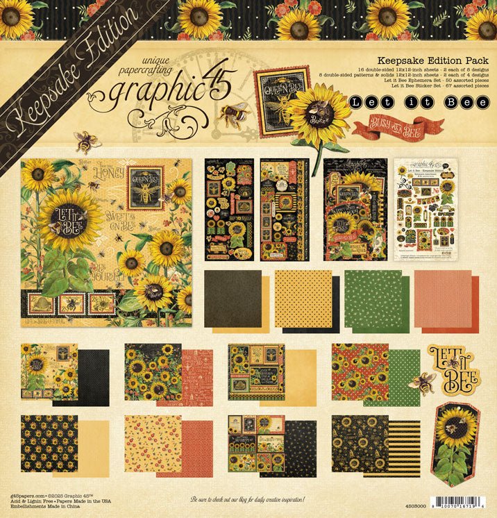Let it Bee Keepsake Edition by Graphic 45 - Craftywaftyshop