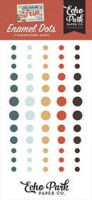 Lets Take The Trip Enamel Dots by Echo Park - Craftywaftyshop