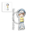 Little Dudes - Cool - Clear Stamp by Polka Doodles - Craftywaftyshop