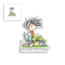 Little Dudes Dinosaurs Clear Stamp by Polkadoodles - Craftywaftyshop