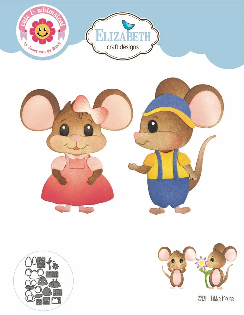 Little Mouse Die Set by Elizabeth Craft Designs - Craftywaftyshop