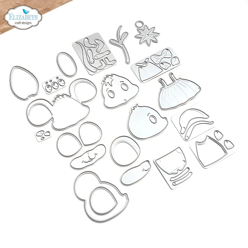 Little Mouse Die Set by Elizabeth Craft Designs - Craftywaftyshop