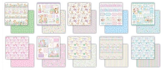 Little Ones 6"x6" Premium Paper Pad by Craft Consortium - Craftywaftyshop