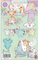 Little Ones A5 Photopolymer Stamp Set Clothes by Craft Cosnortium - Craftywaftyshop