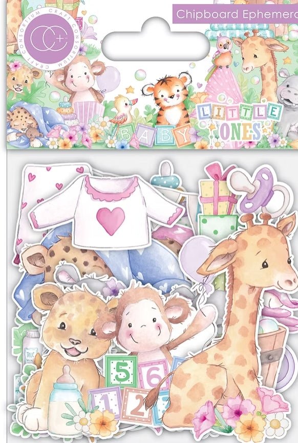 Little Ones Chipboard Ephemera by Craft Consortium - Craftywaftyshop