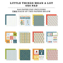 Little Things Mean A Lot 6x6 Paper Pad by Echo Park - Craftywaftyshop