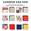 London 6x6 Paper Pad by Carta Bella - Craftywaftyshop