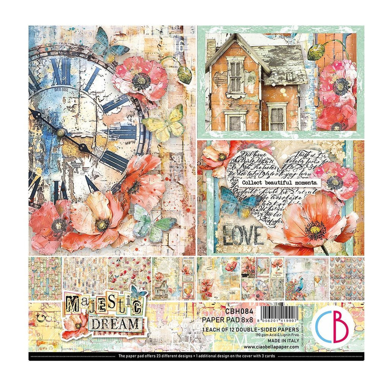 Majestic Dream Pad 8"x8" 12 sheets by Ciao Bella - Craftywaftyshop