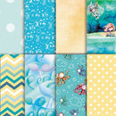 Mermazing Ocean 6" x 6" Paper Pack by Polkadoodles - Craftywaftyshop