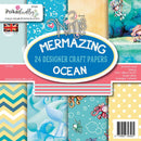 Mermazing Ocean 6" x 6" Paper Pack by Polkadoodles - Craftywaftyshop