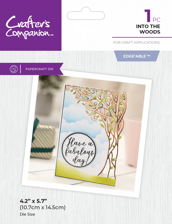 Metal Die Edgeable Into the Woods by Crafters Companion - Craftywaftyshop