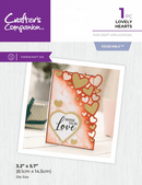 Metal Die Edgeable Lovely Hearts by Crafters Companion - Craftywaftyshop