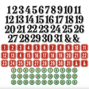 Mistletoe & Memories Chipboard Bits by 49 and Market - Craftywaftyshop