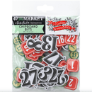 Mistletoe & Memories Chipboard Bits by 49 and Market - Craftywaftyshop