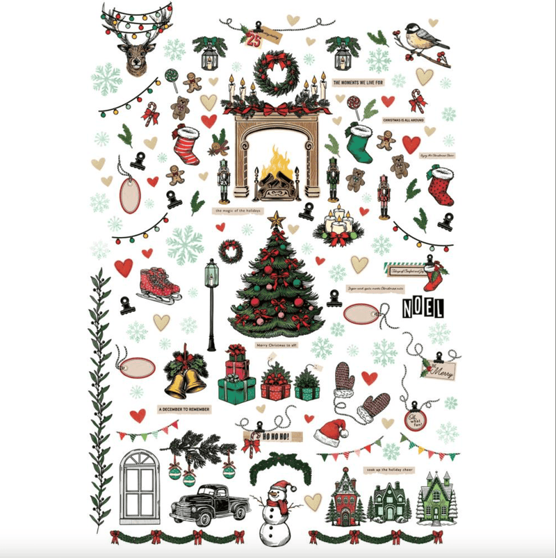 Mistletoe & Memories Laser Cut Elements by 49 and Market - Craftywaftyshop