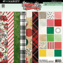 Mistletoe & Memories Paper Pad 12"X12" 24/Pkg by 49 and Market - Craftywaftyshop
