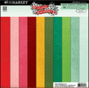 Mistletoe & Memories Staples Paper Pack 12"X12" by 49 And Market - Craftywaftyshop
