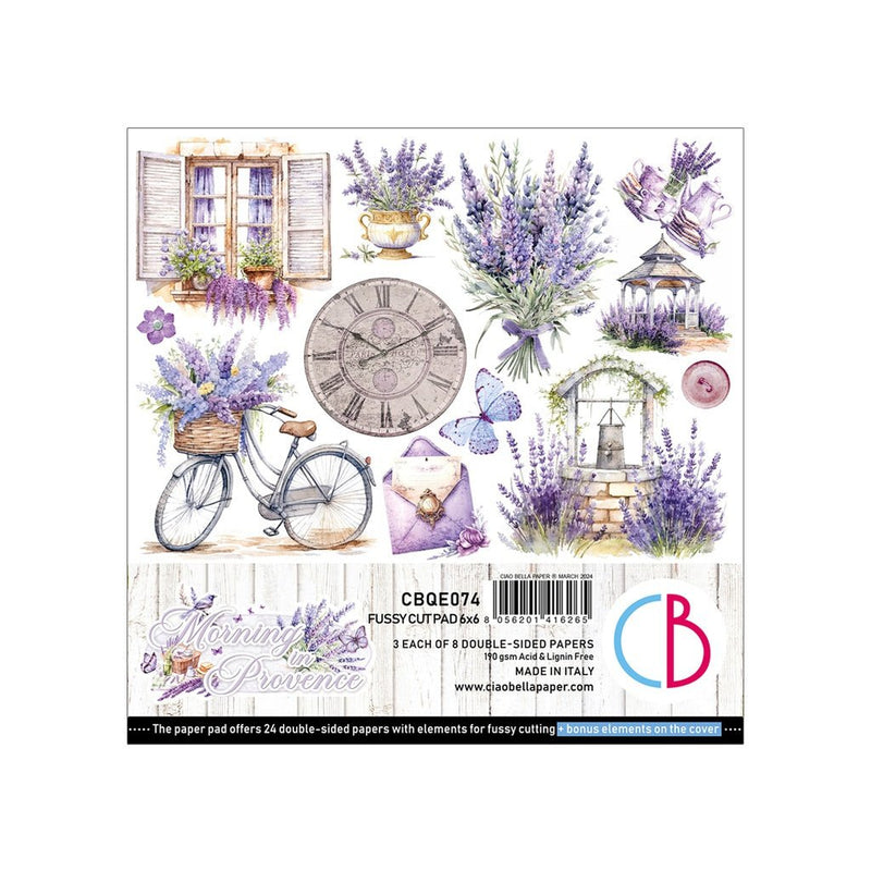 Morning in Provence Fussy Cut Pad 6x6 by Ciao Bella - Craftywaftyshop