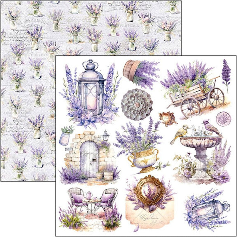 Morning in Provence Fussy Cut Pad 6x6 by Ciao Bella - Craftywaftyshop