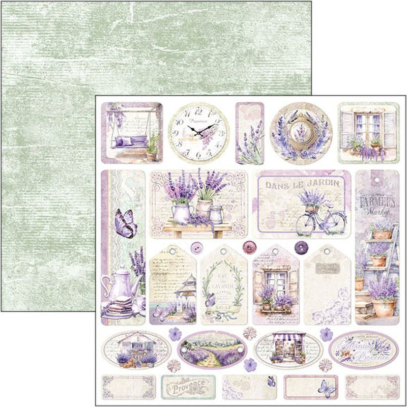 Morning in Provence Patterns Pad 12x12 by Ciao Bella - Craftywaftyshop