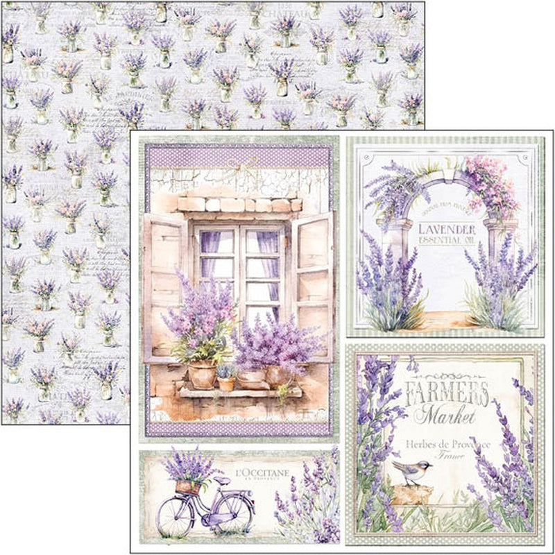 Morning in Provence Patterns Pad 12x12 by Ciao Bella - Craftywaftyshop