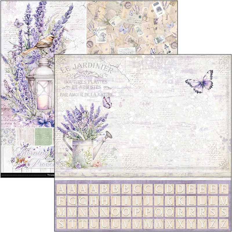 Morning in Provence Patterns Pad 12x12 by Ciao Bella - Craftywaftyshop