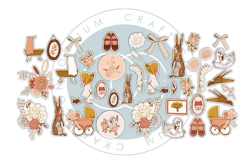 Nostalgia - Ephemera Set by Lisa Dolson - Craft Consortium - Craftywaftyshop