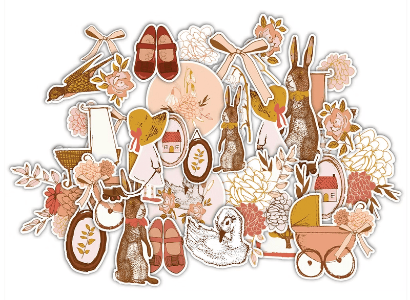 Nostalgia - Ephemera Set by Lisa Dolson - Craft Consortium - Craftywaftyshop
