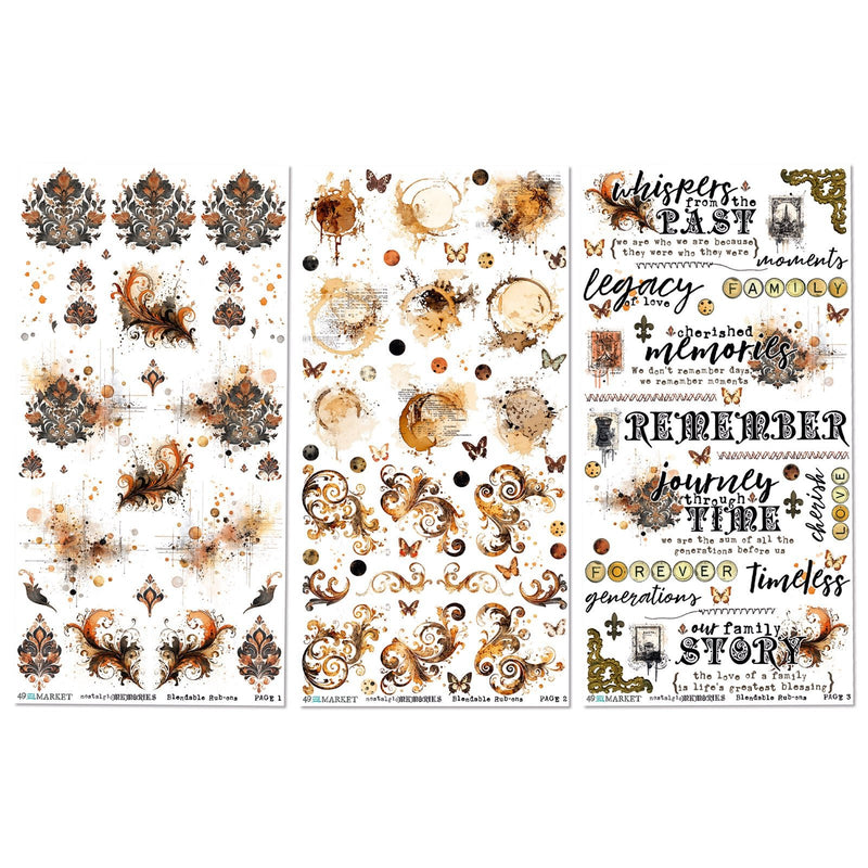 Nostalgic Memories Blendable Rub - On Transfers by 49 and Market - Craftywaftyshop